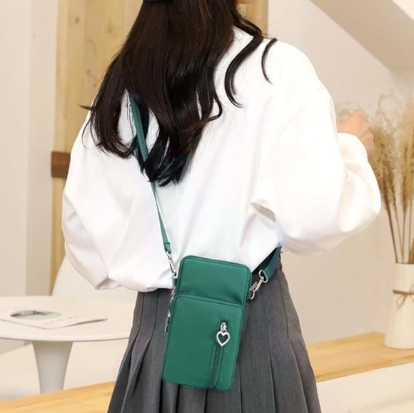 Crossbody Bag Cell Phone Sleeve Concert Venue Bag Adiustable Strap Arm Wrist NWT - Picture 4 of 12